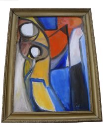 La mère, l'enfant et le monde, olieverf.JPG