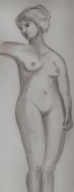 Naaktstudie, naar Rubens, potlood.jpg